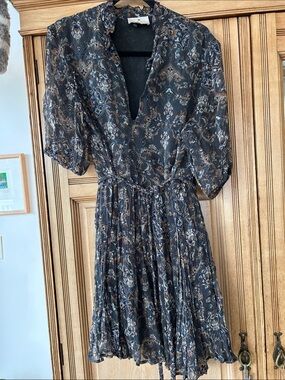 Hannah Floral-Print Midi Dress
